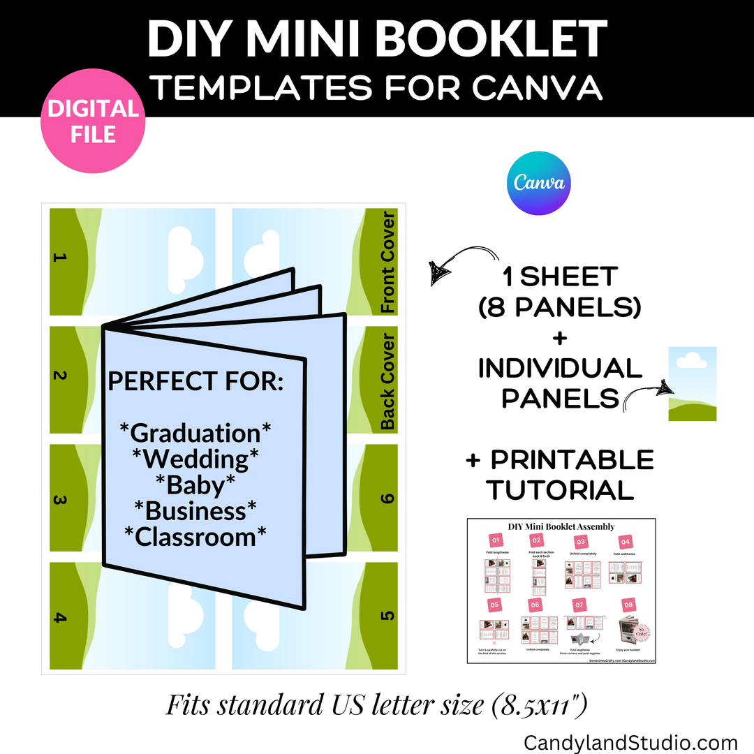 DIY Mini Booklet Template for Canva