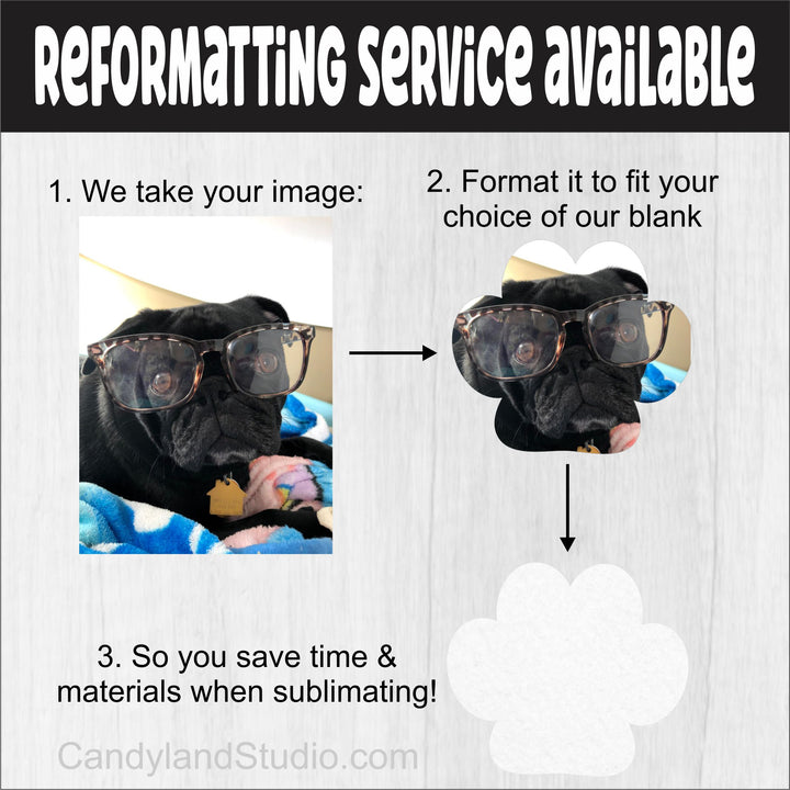 Double Hole Rectangle Felt Blanks