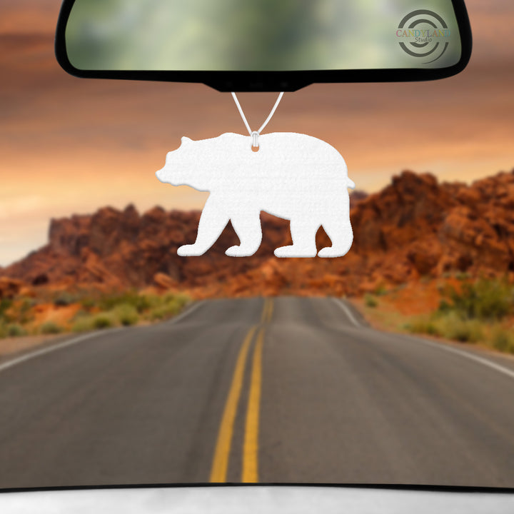 Grizzly Brown Black Bear Felt Blanks