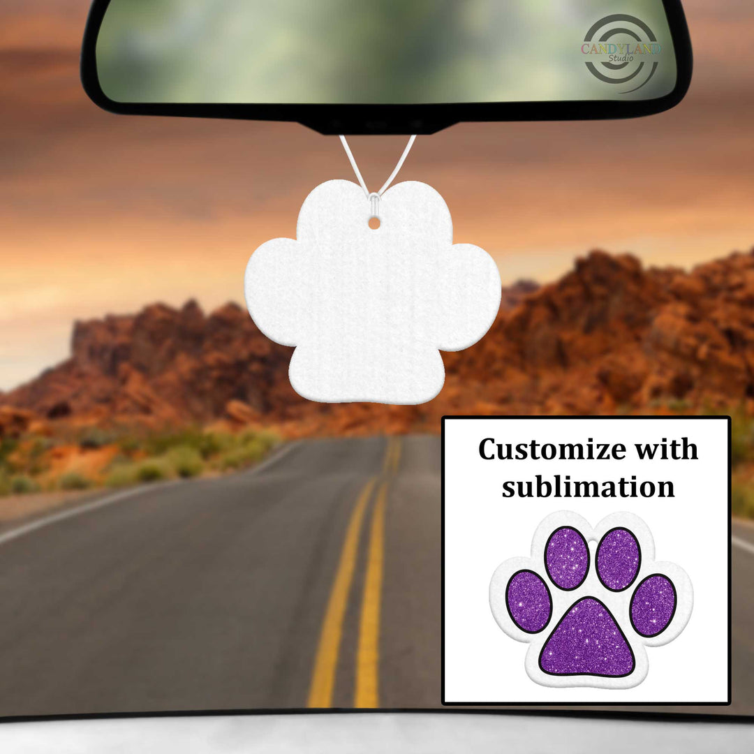 Paw Print Felt Blanks