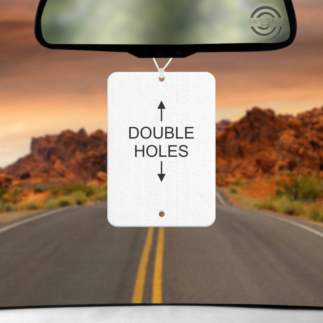 Double Hole Rectangle Felt Blanks