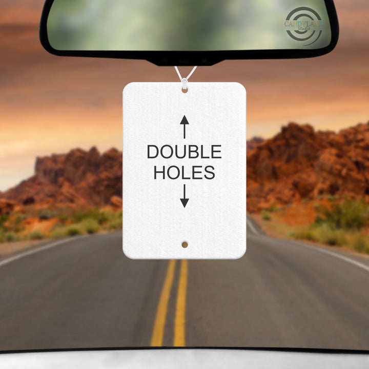 Double Hole Rectangle Felt Blanks