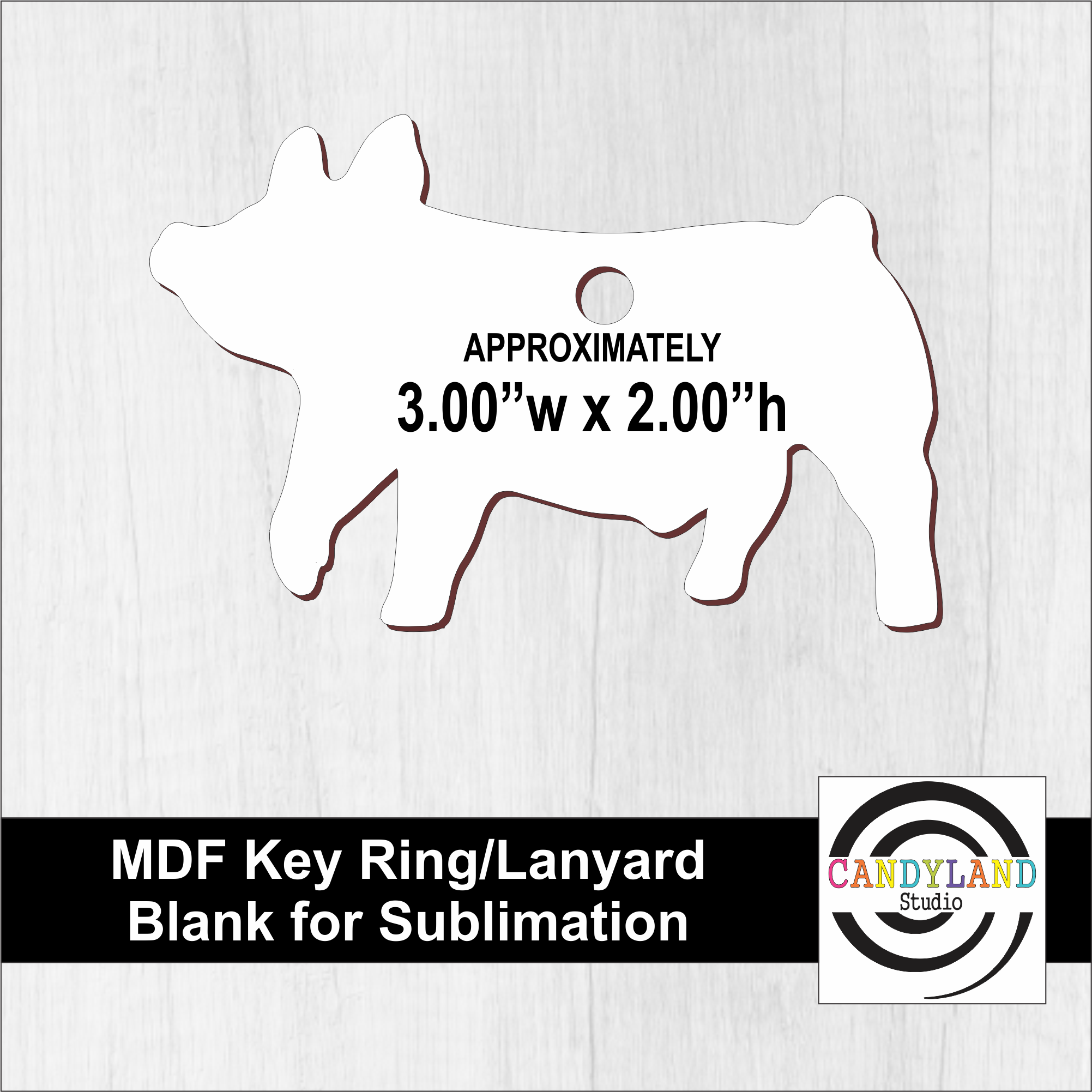 Pig Blank Key Chain,keychain Sublimation Blank, Sublimation Blank