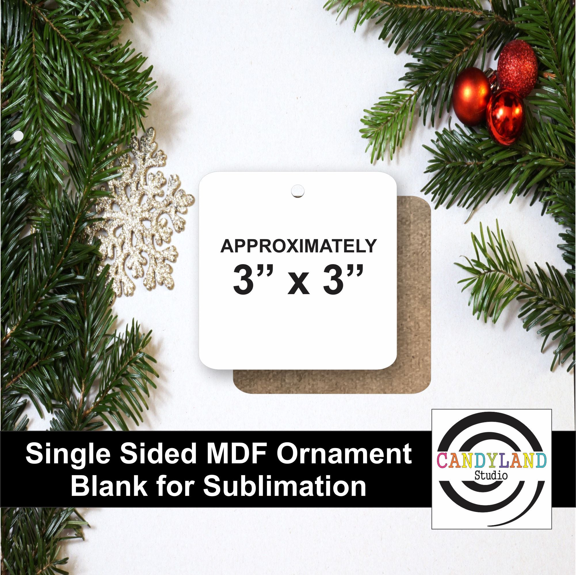 Ornament Sublimation blank - 1 sided