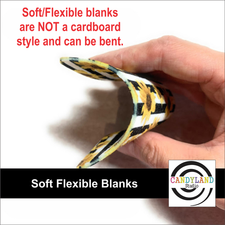 Double Hole Rectangle Felt Blanks