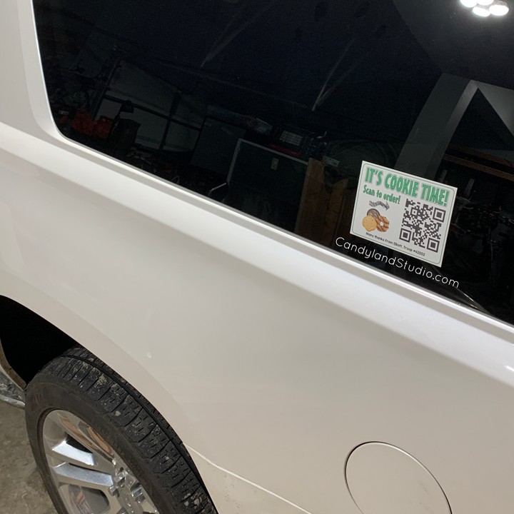 Cookie Business Restickable Car Decal