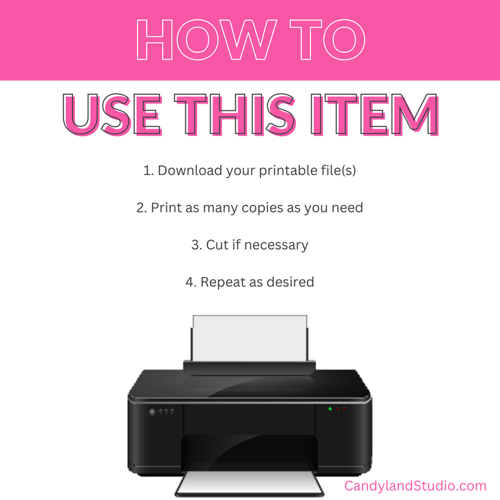 a printer with the text how to use this item