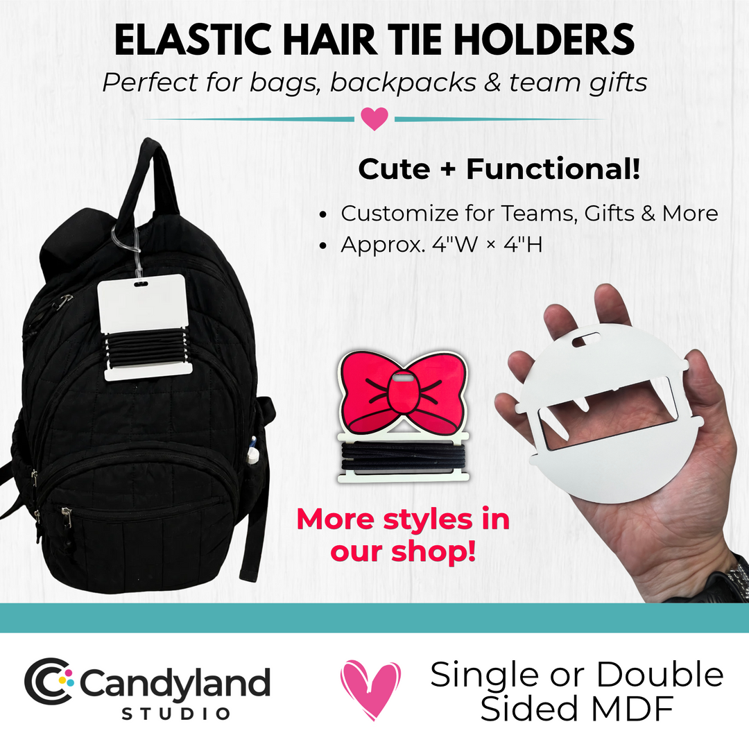 a back pack with a bow tie on it