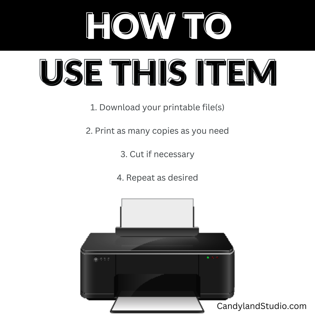 a printer with the instructions for how to use it