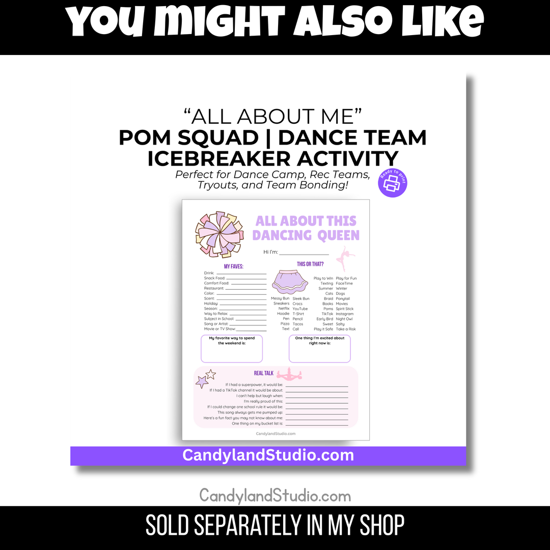 Pom Squad Dance Team "Find Someone Who"