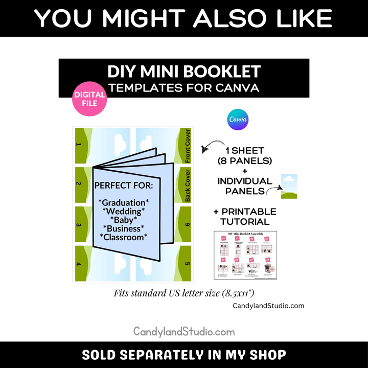 Minimalist Book Review Journal Canva Template