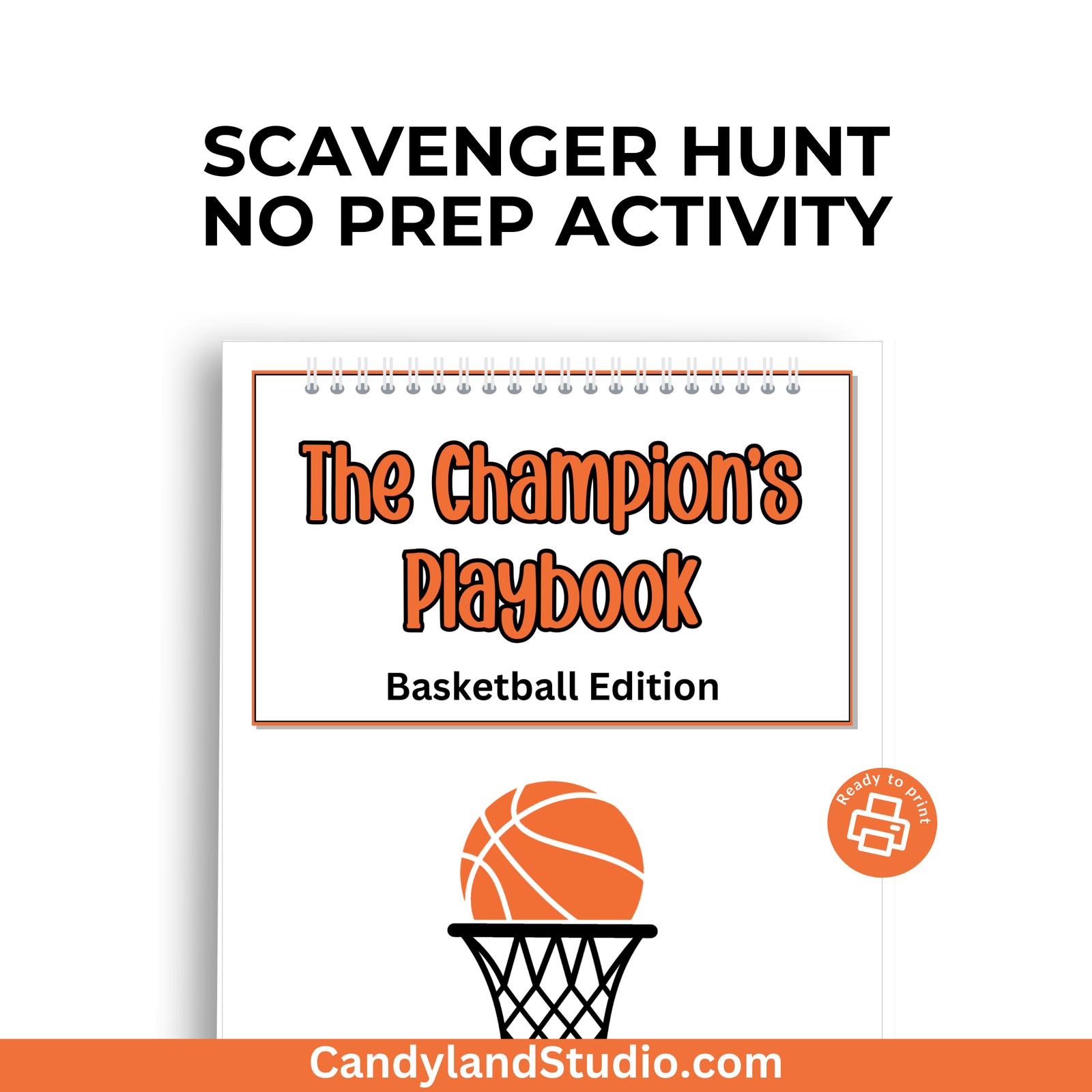 a book cover with a basketball ball in the hoop