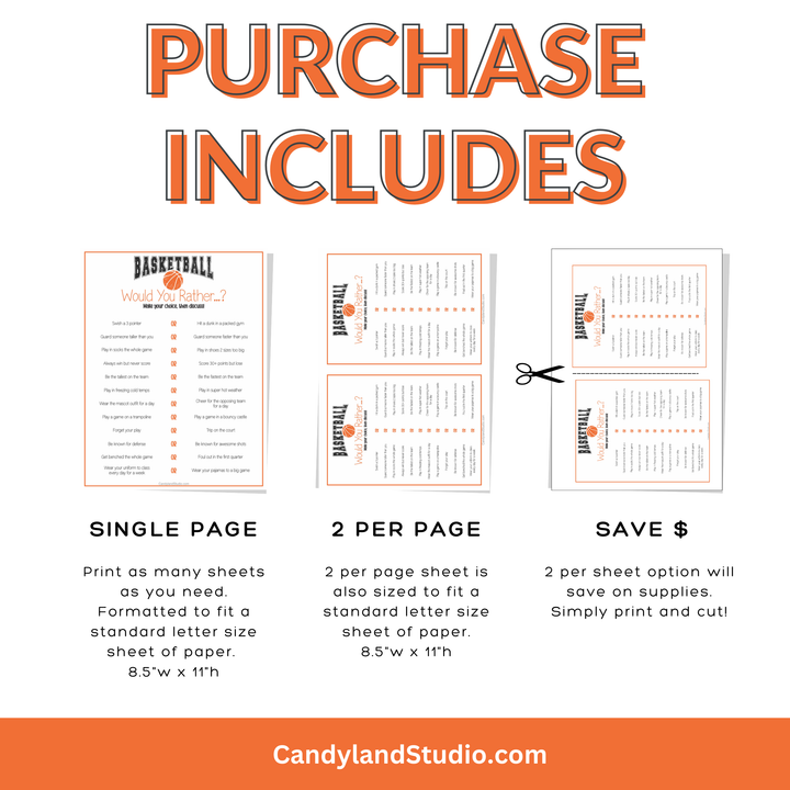 Basketball Team Game - Would You Rather