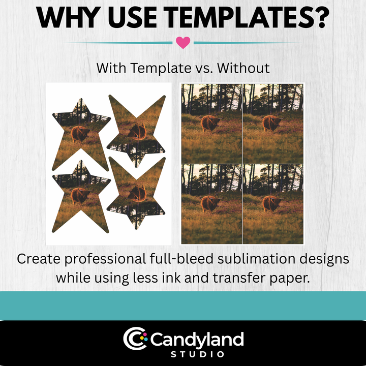 Square Template Frame for Canva DIGITAL FILE Sized for Felt Blanks