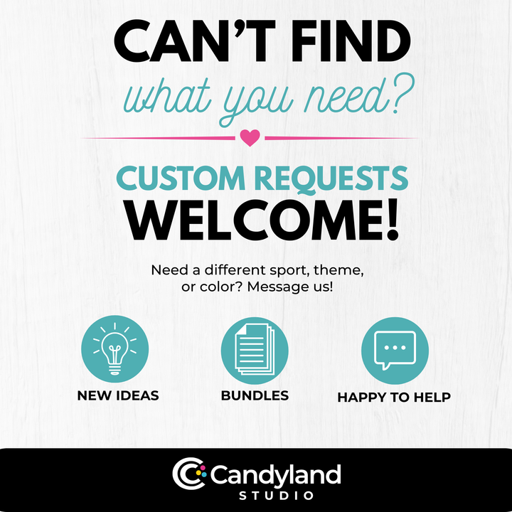 Cheer Bow Template for Canva | Editable Elastic Hair Tie Holder Sublimation Design