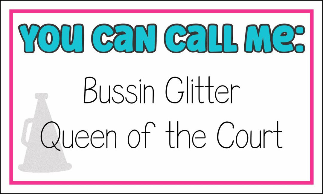 Find Your Cheer Name + Name Tags