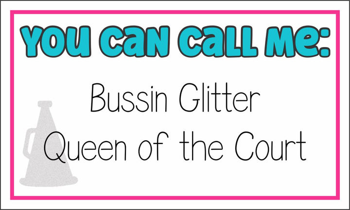 Find Your Cheer Name + Name Tags