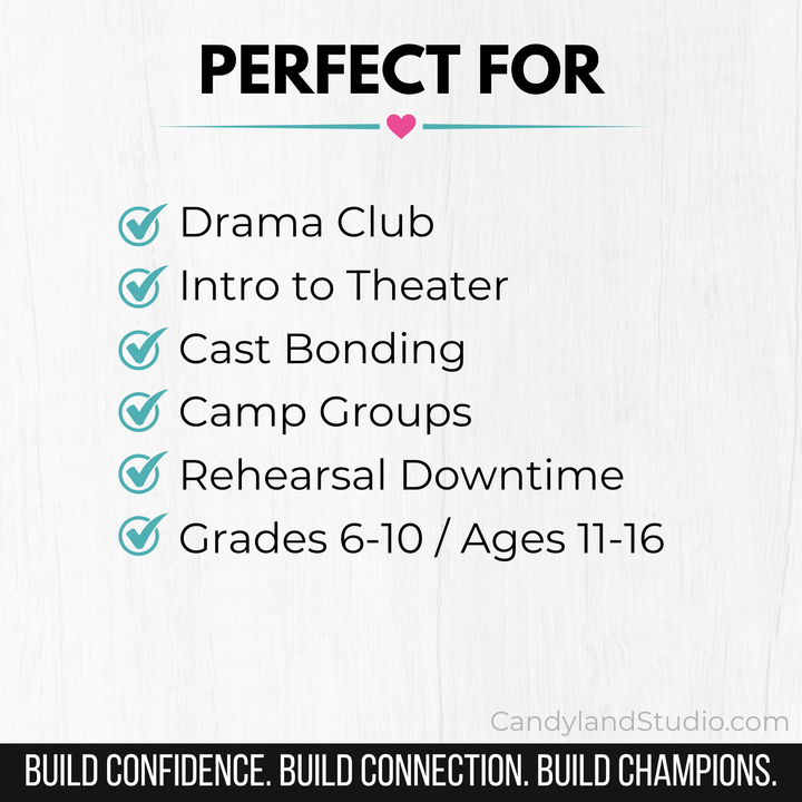Drama Club Mystery Challenge | Printable Theater Escape Room Activity &amp; Cast Bonding Game
