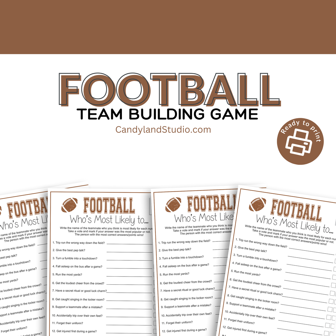 Football Team Game - Who is Most Likely