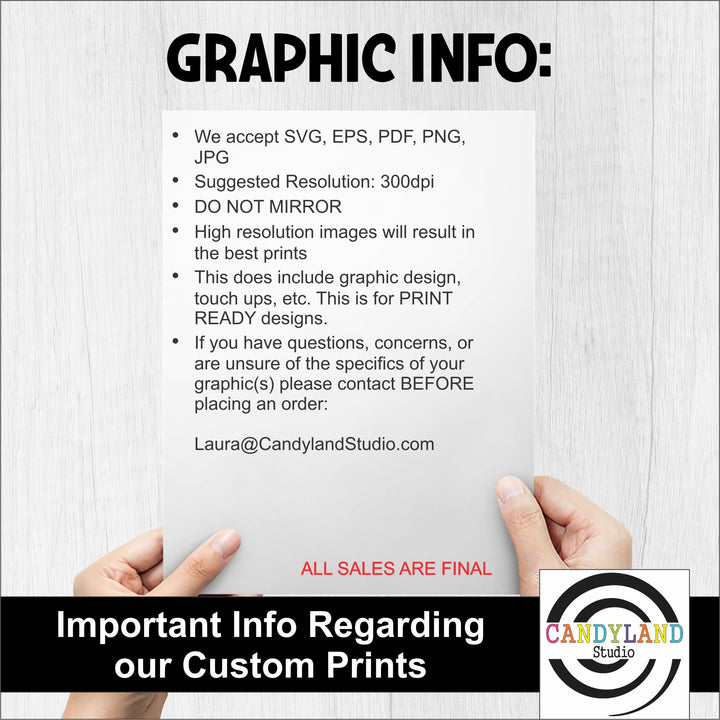 Custom Printed Sublimation Transfers