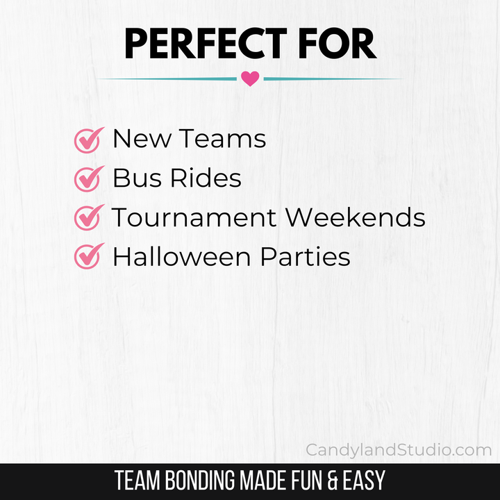 Cheerleading Get to Know You Questionnaire | Printable Halloween Team Bonding Icebreaker Activity