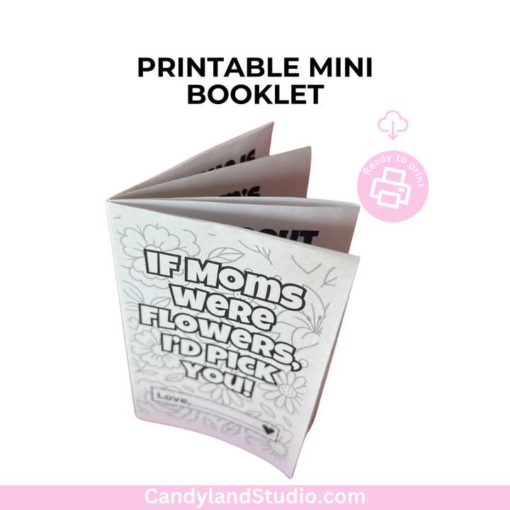 #1 Mom Mother's Day Card Alternative Keepsakes Mini Booklet