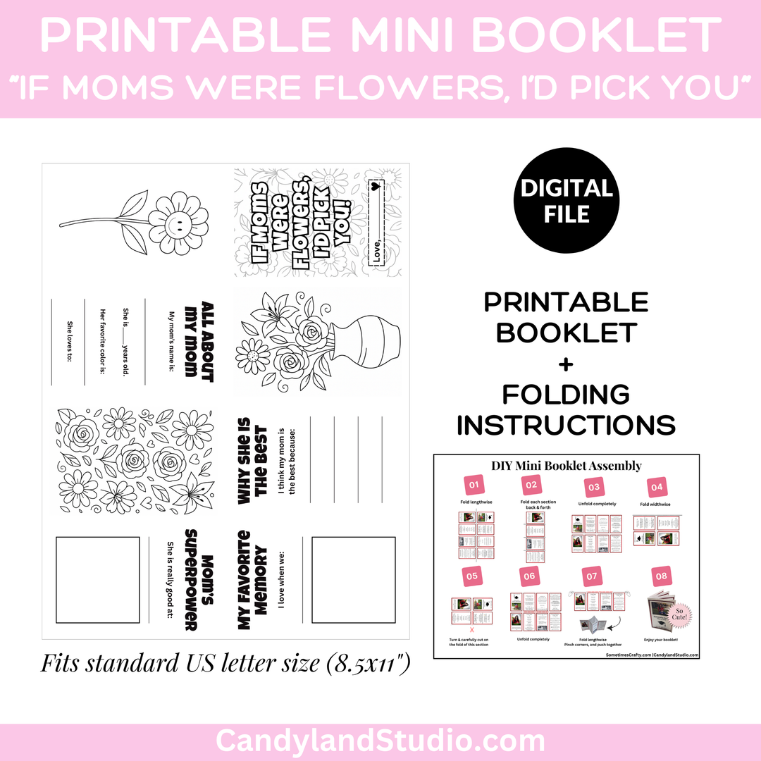 #1 Mom Mother's Day Card Alternative Keepsakes Mini Booklet