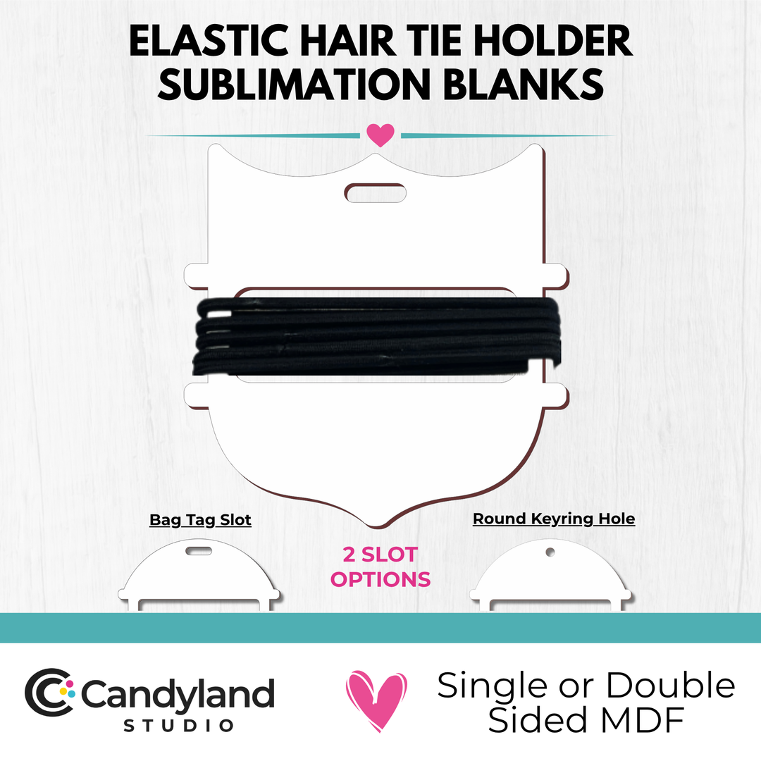 Rodeo Tag Hair Tie Holder Sublimation Blank | MDF Craft Blank