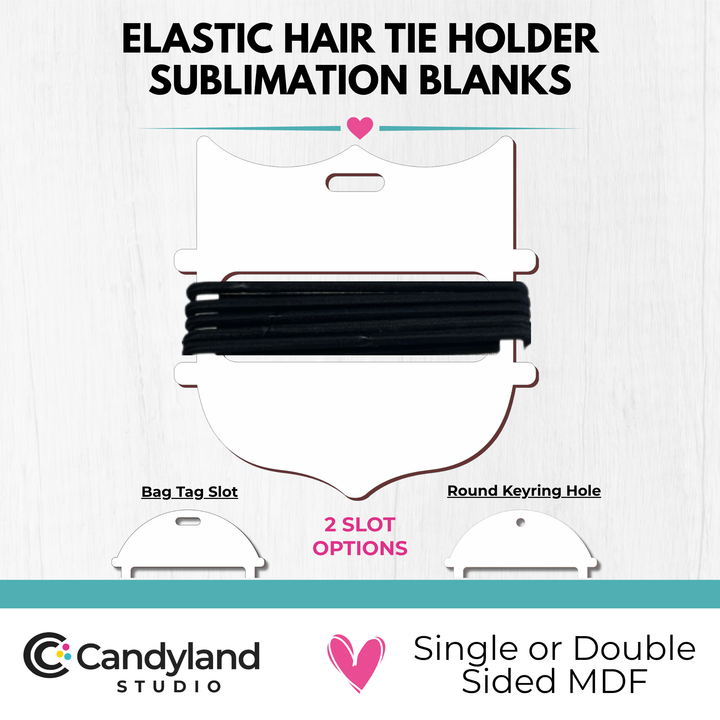 Rodeo Tag Hair Tie Holder Sublimation Blank | MDF Craft Blank