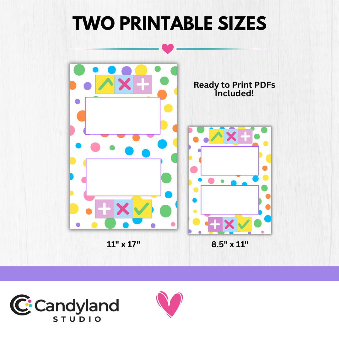 Fidget Trading Mat Template | Editable in Canva Printable Board for Kids