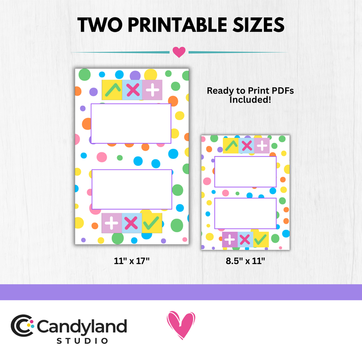 Fidget Trading Mat Template | Editable in Canva Printable Board for Kids