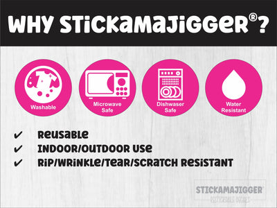 STICKAMAJIGGER® SHEETS - Inspirational Watercolor Stickers