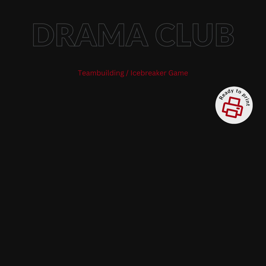 Drama Club Theater Game - Find Someone Who