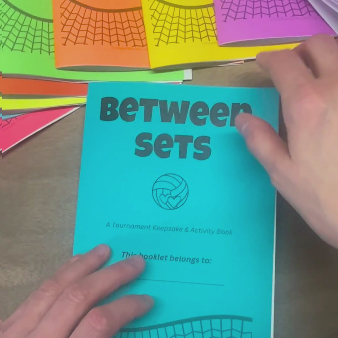 Volleyball Tournament Games, Activities, &amp; Keepsake Booklet