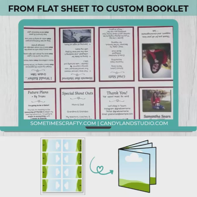 DIY Mini Booklet Template for Canva
