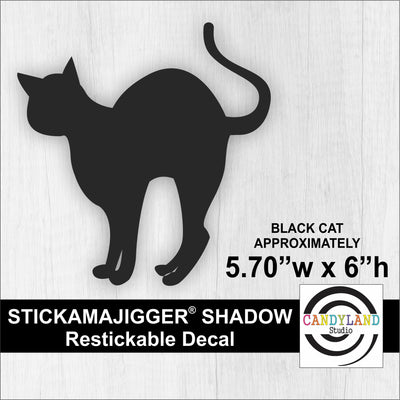 STICKAMAJIGGER® Shadows - Black Cat