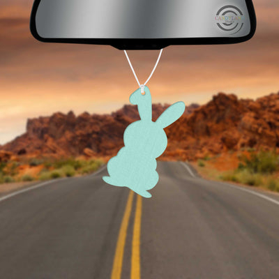 Pastel Solid Color Easter Bunny Rabbit Felt Air Freshener
