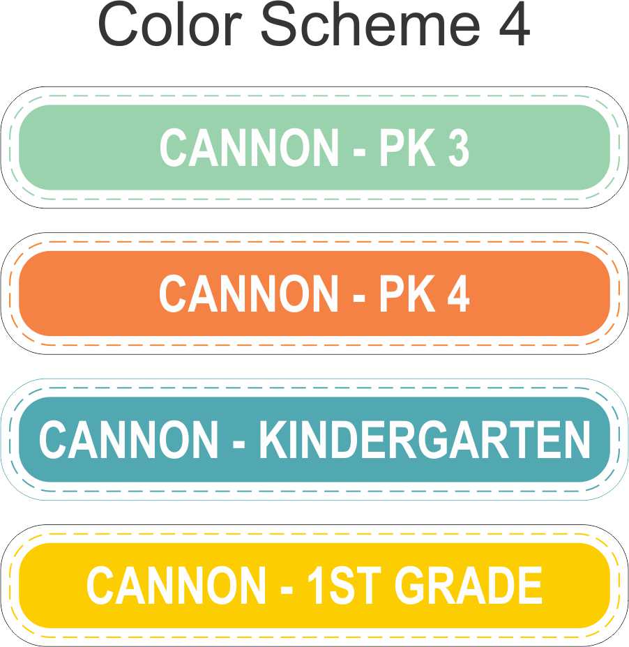 File Folder Labels for School Years