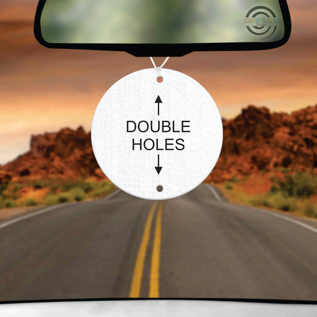 Double Hole Circle Felt Blanks