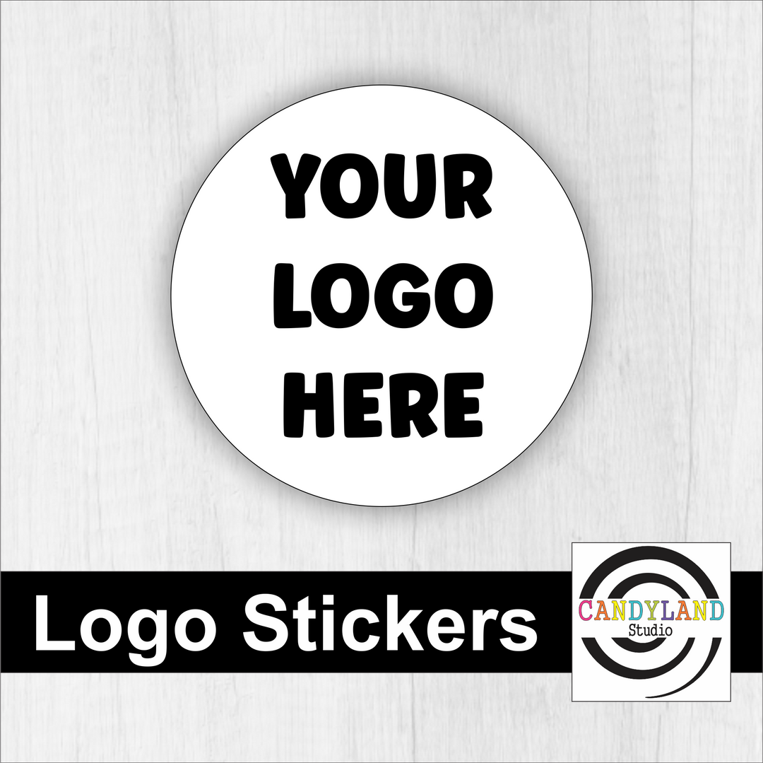 Custom Round Circle Logo Stickers