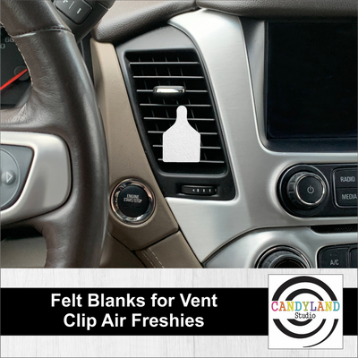 Cow Tag Car Vent Clip Air Freshener Blanks