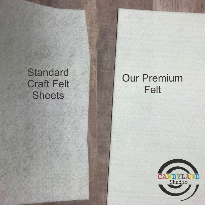 Quality Materials - Premium Felt Sheets by Candyland Studio