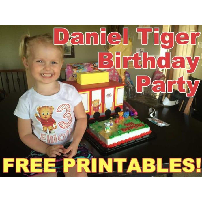 Free Daniel Tiger Party Printables Candyland Studio