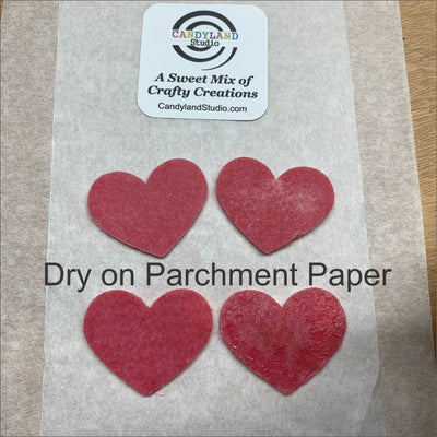 Cupcake Shape Felt Wax Dippers