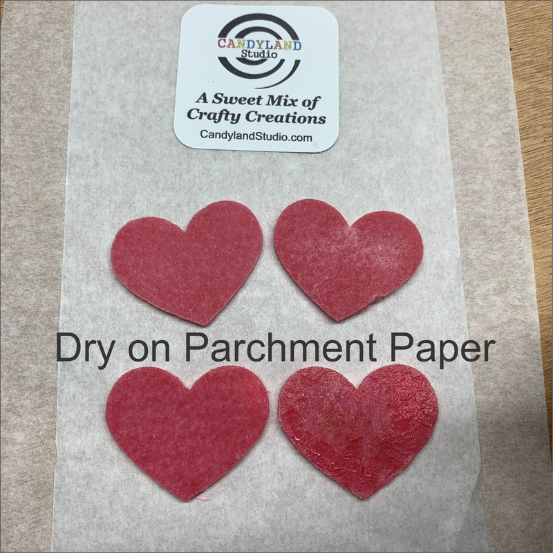 Cupcake Shape Felt Wax Dippers