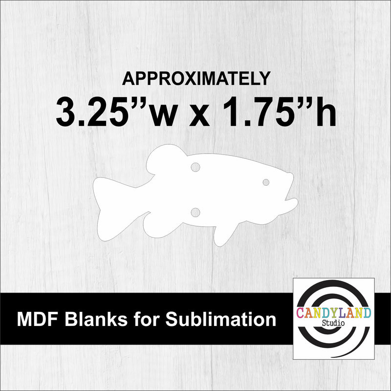 Fish MDF Sublimation Blanks
