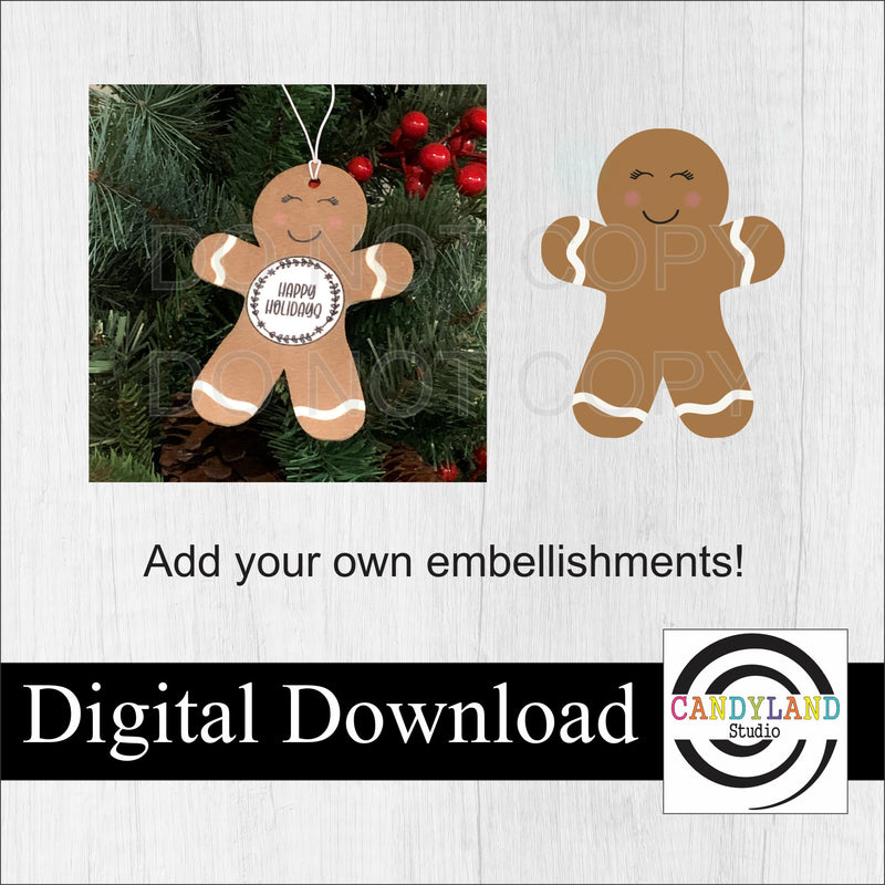 Gingerbread Man/Woman Digital Bundle