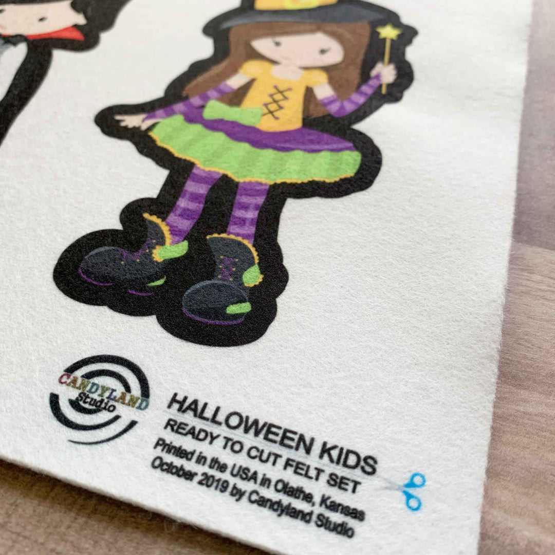 Halloween Kids Flannel Board Felt Story Set