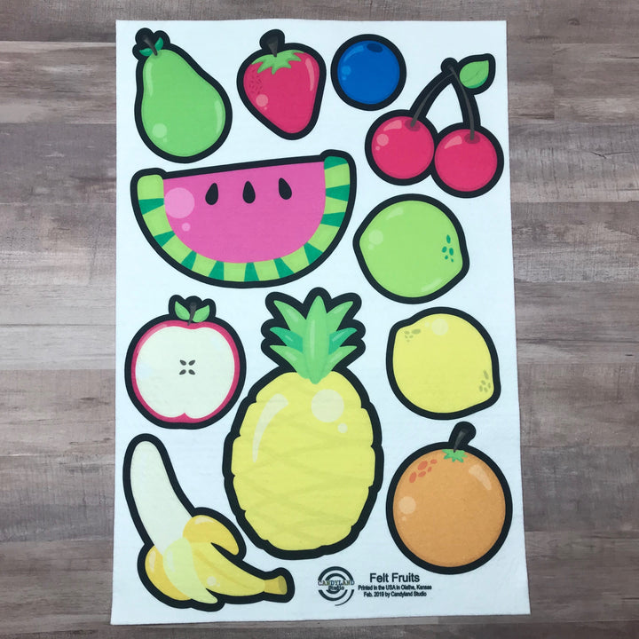 Fruits & Veggies Flannel Board Felt Story Sets