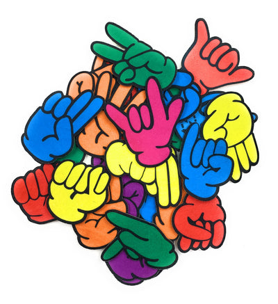 ASL Alphabet + ILY Hand Shape Felt Set